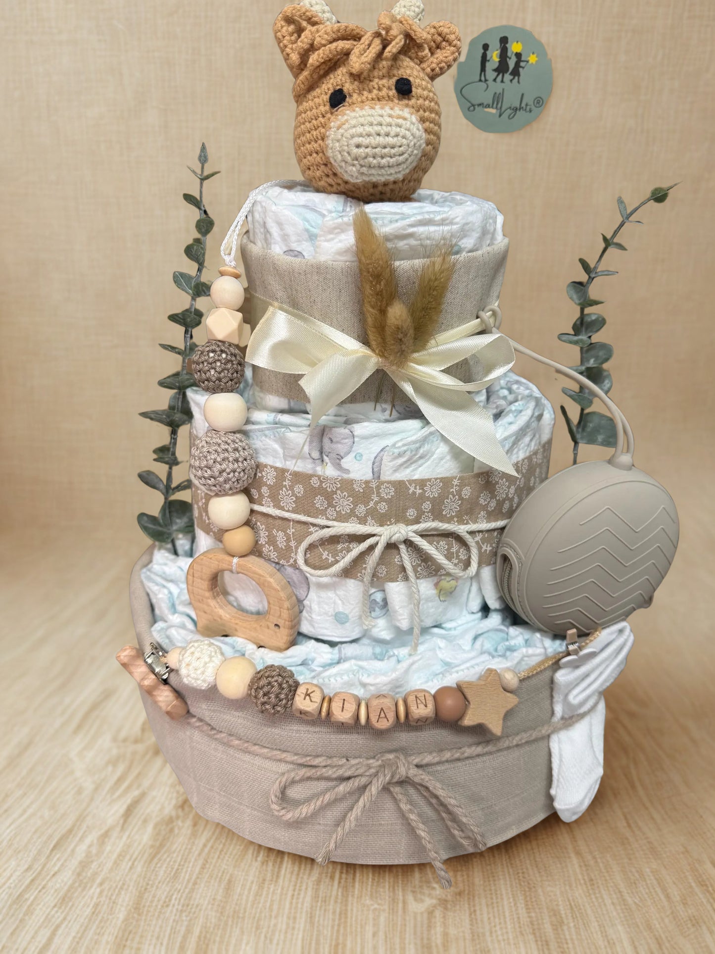 Windeltorte neutrale Tiere
