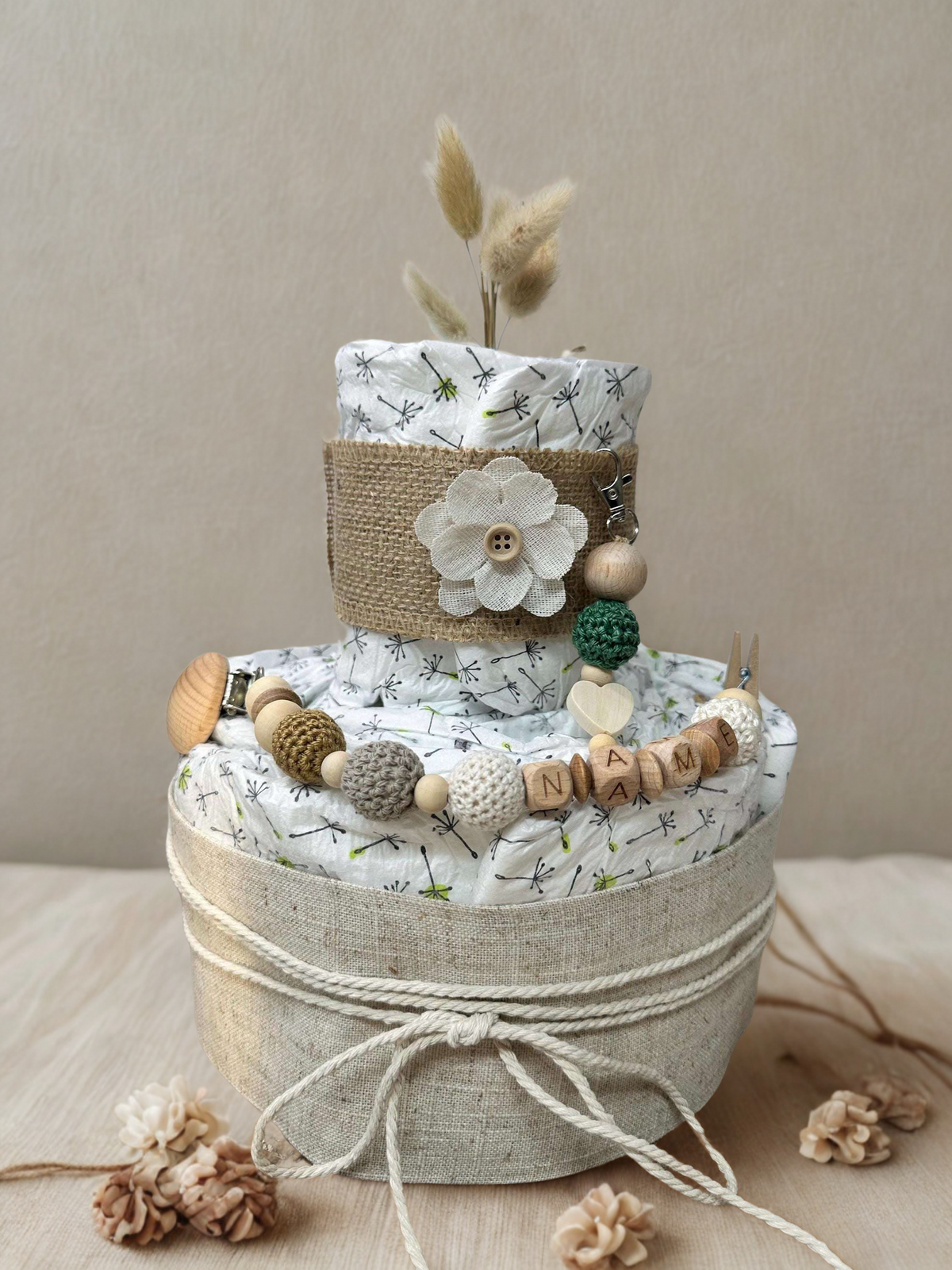 Eco Windeltorte – Nachhaltig & Handgemacht - Small Lights Shop