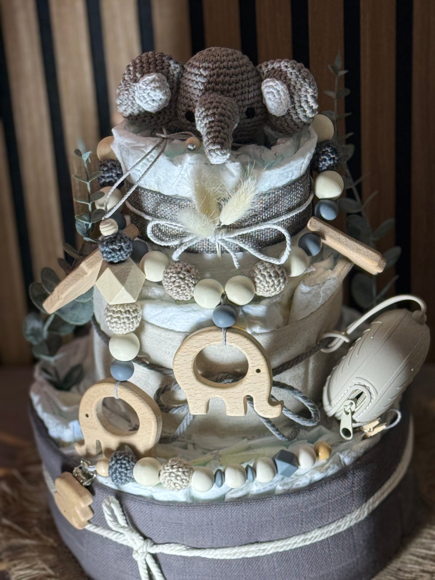 Windeltorte Elefantino Handgemacht