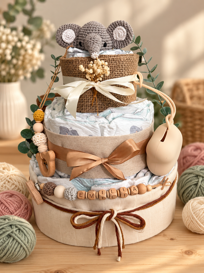 Windeltorte neutral Tiere