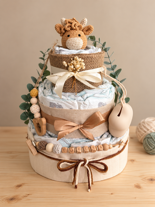 Windeltorte neutral Tiere