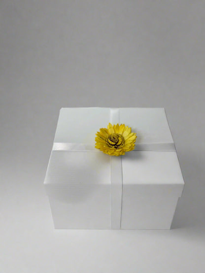 Babygeschenkbox mit Elefanten-Motiv – Naturmaterialien - Small Lights Shop