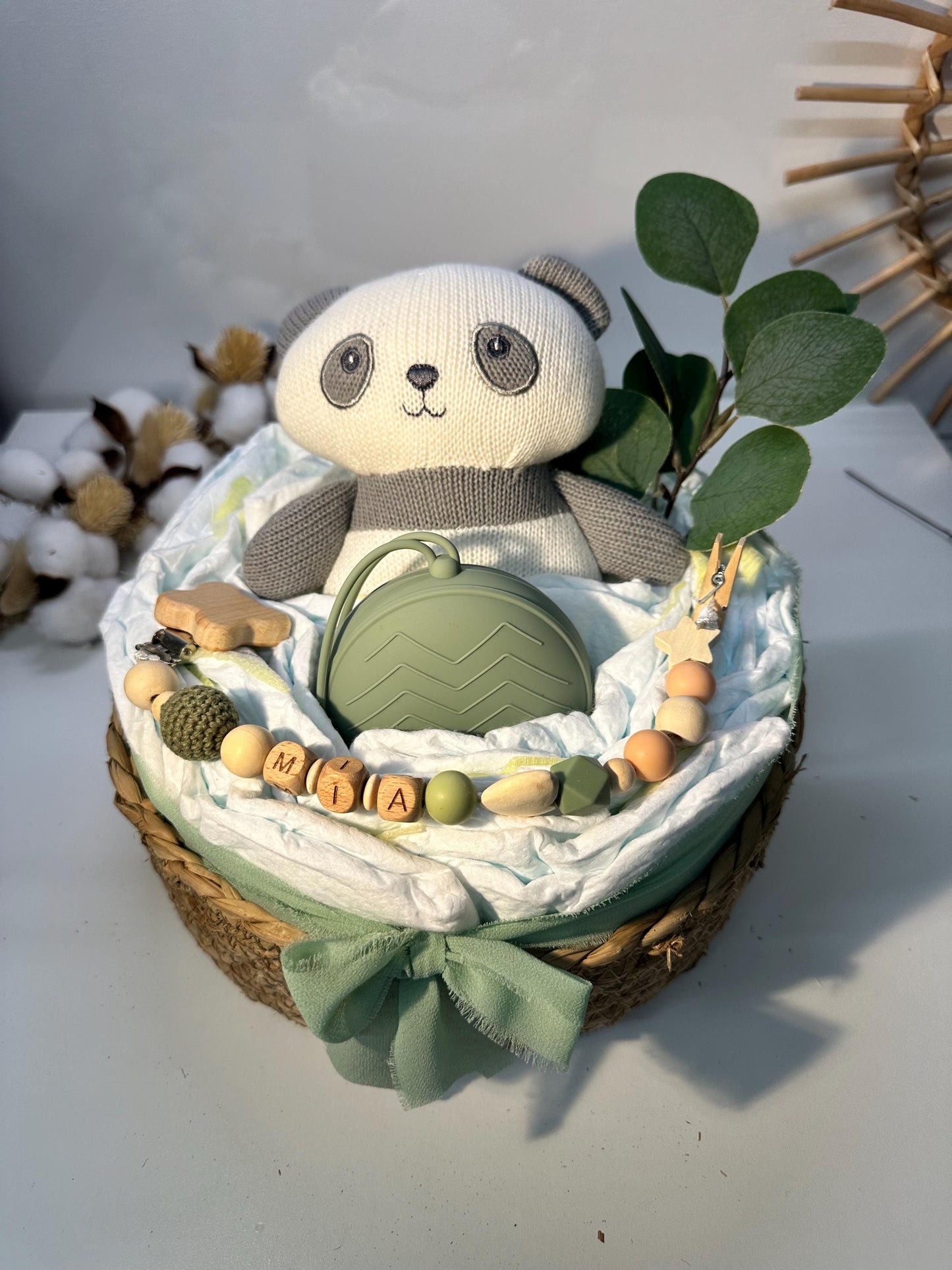 Baby Geschenkkorb Unisex, Panda