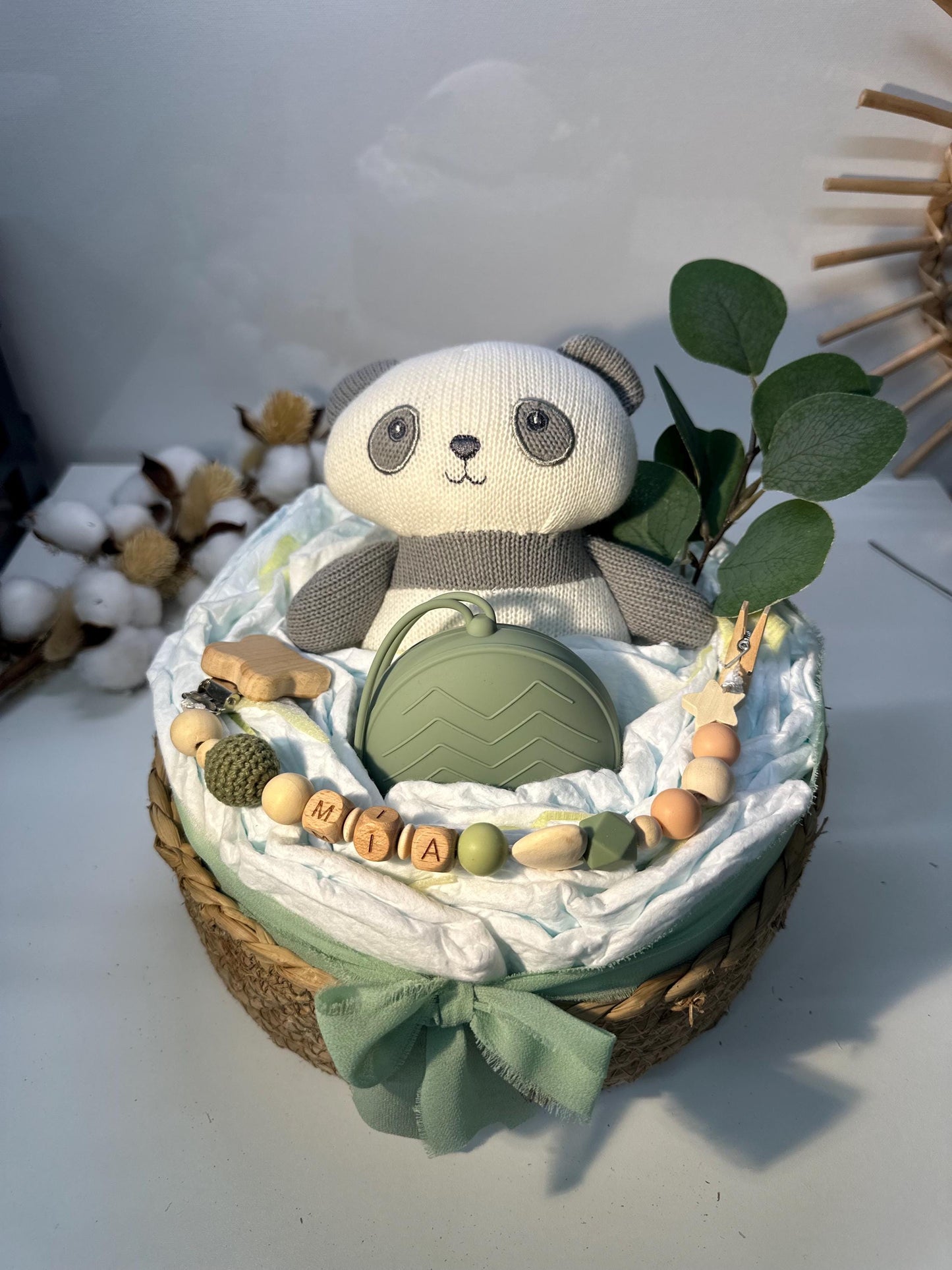 Baby Geschenkkorb Unisex, Panda