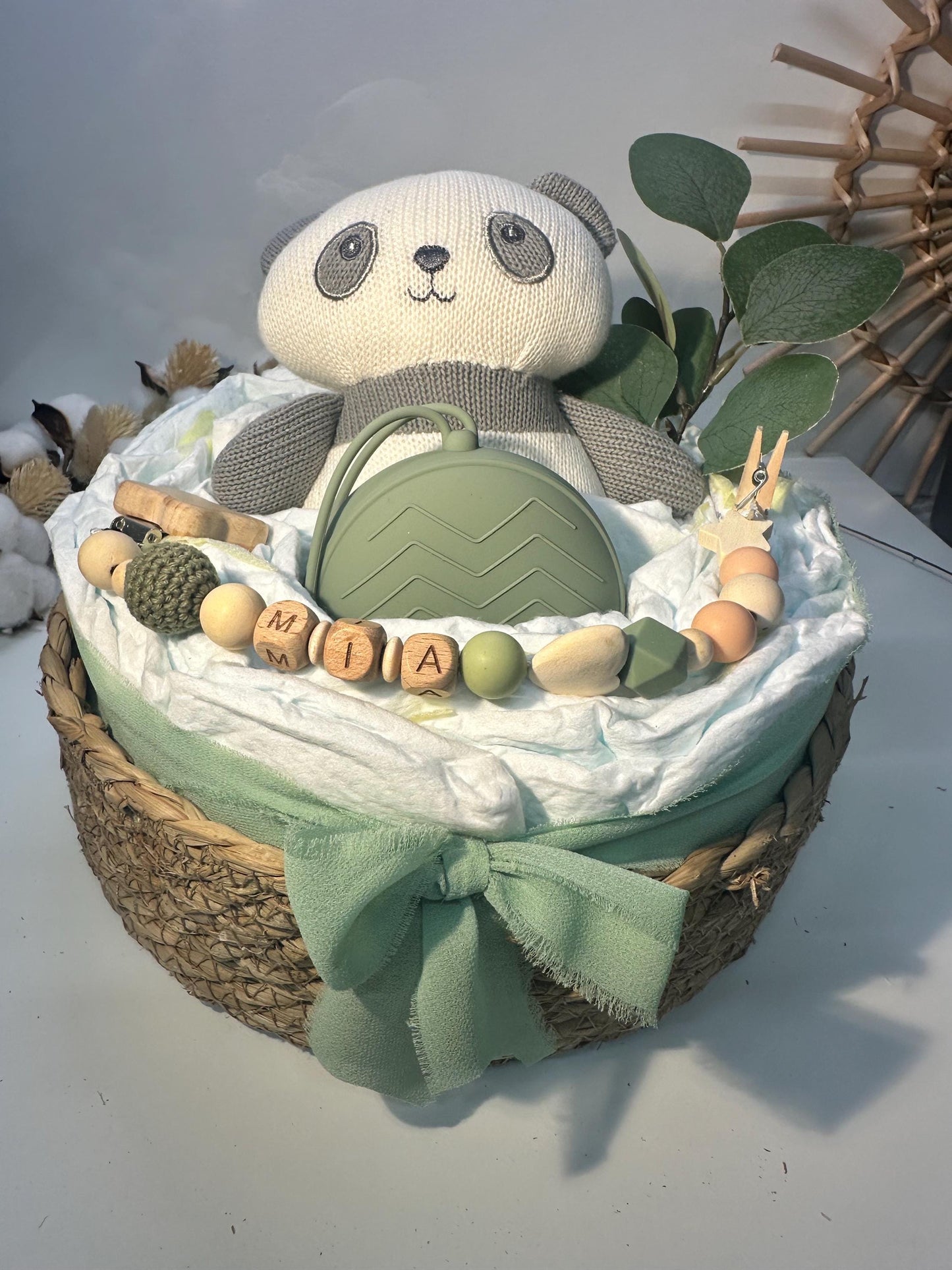 Baby Geschenkkorb Unisex, Panda