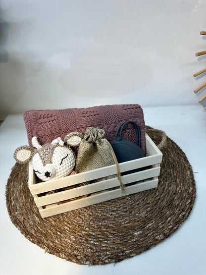 Baby Geschenkset „Zauberhafte Anfänge“ – Handgefertigt & Natürlich - Small Lights Shop